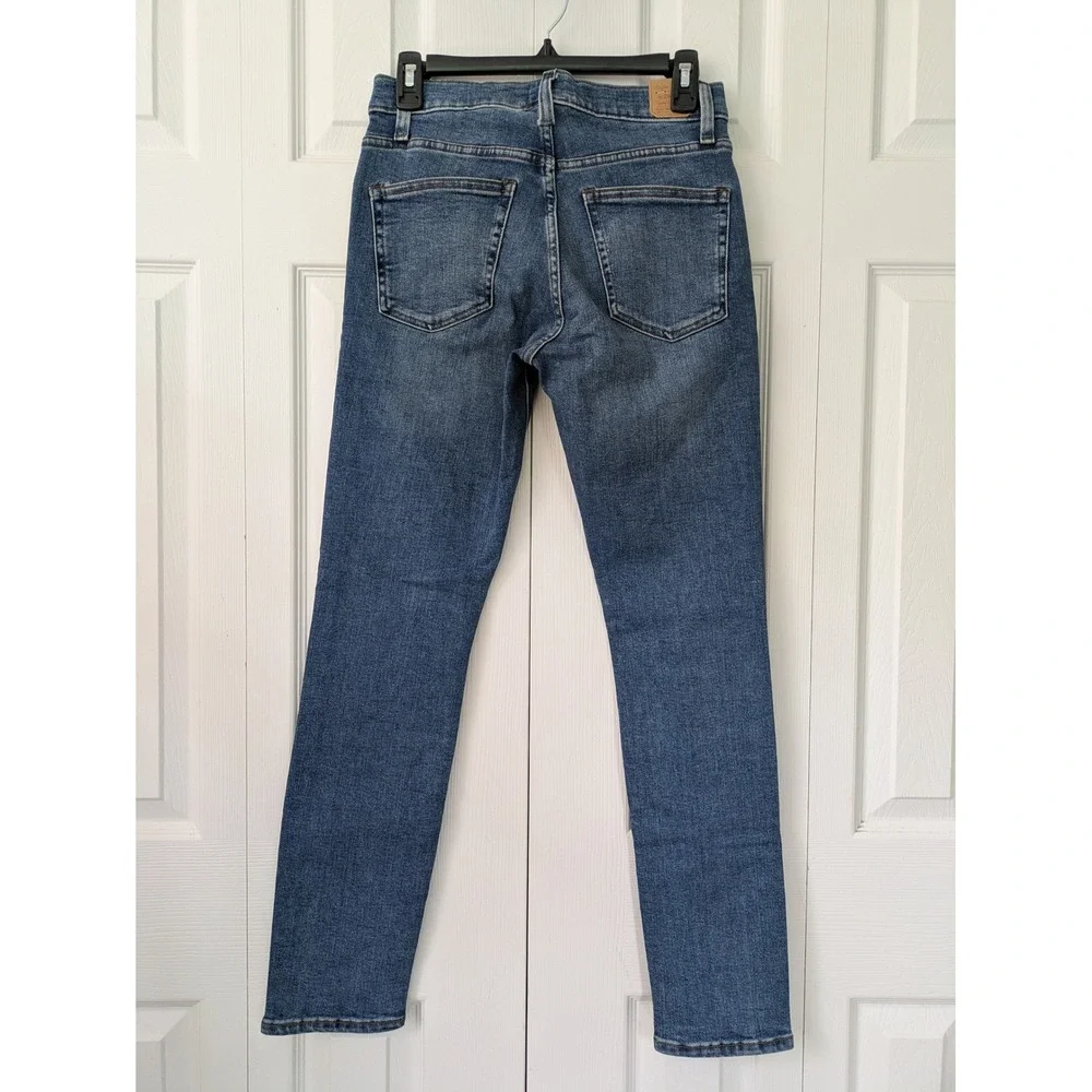 J. Crew 250 Skinny Fit Stretch Jean Medium Wash Mens Size 29 x 30 NWT $128 BX861